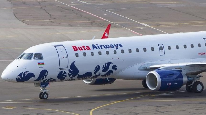 Азербайджанский лоукостер Buta Airways совершил первый рейс в Киев