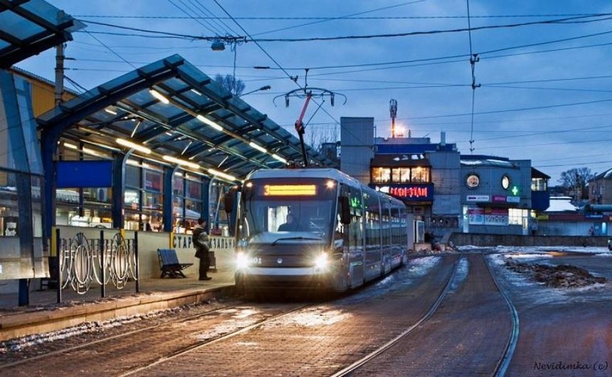 В Киеве закроют станцию скоростного трамвая