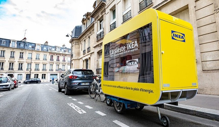 IKEA запустила во Франции вагончики для сна
