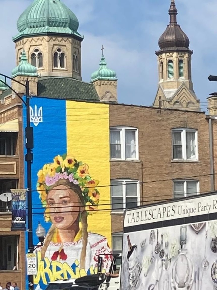 Стінопис на честь України в Чикаго