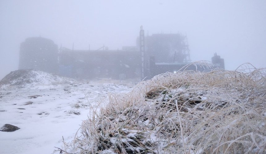 Перший сніг в Україні