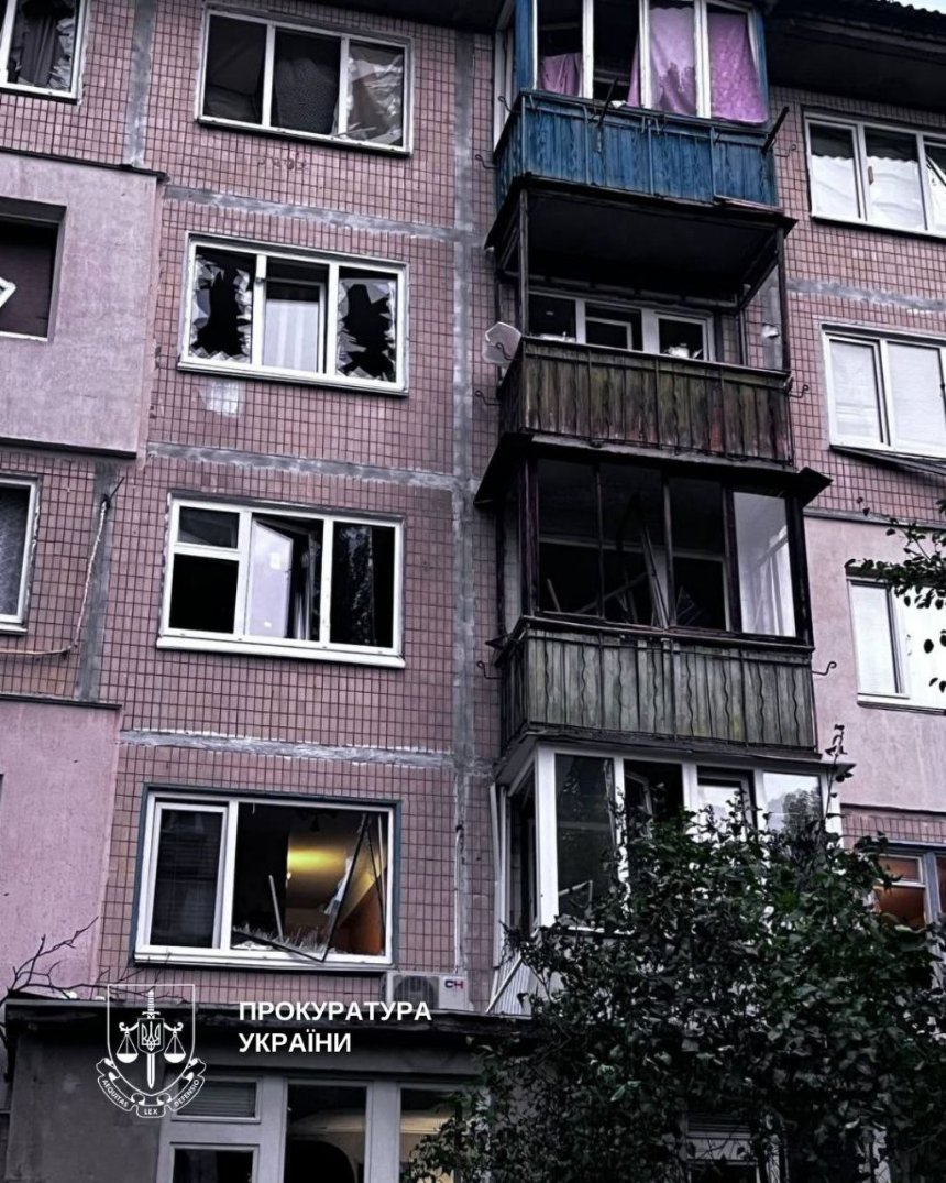 Наслідки нічної атаки дронів на Київ 22 вересня