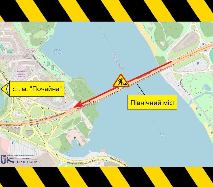 На Північному мосту обмежать рух для пішоходів