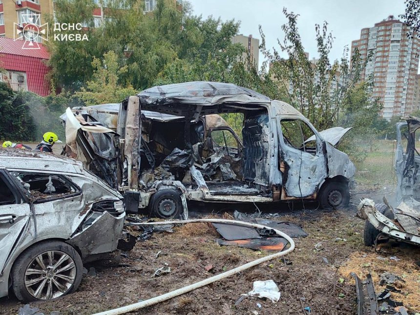 Нічна атака на Київ 24 вересня