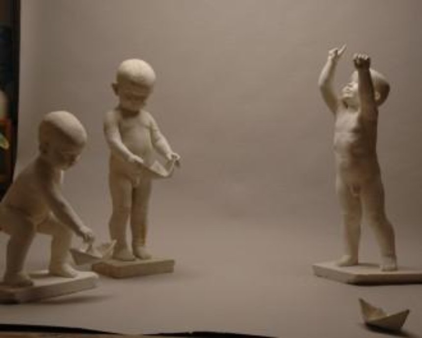 В ботсаду появятся мраморные скульптуры малышей