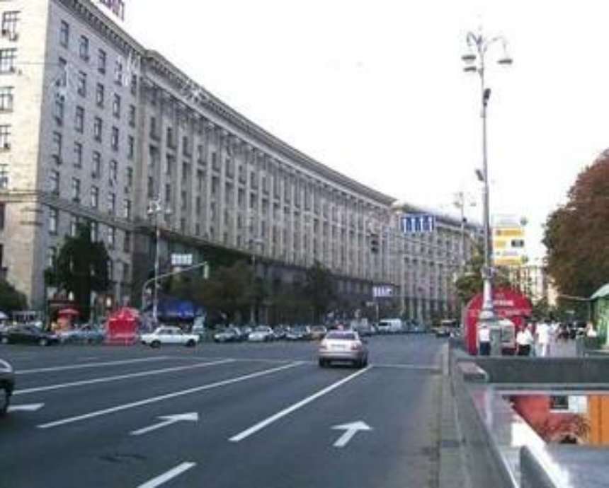На выходных на Майдане Незалежности перекроют движение транспорта