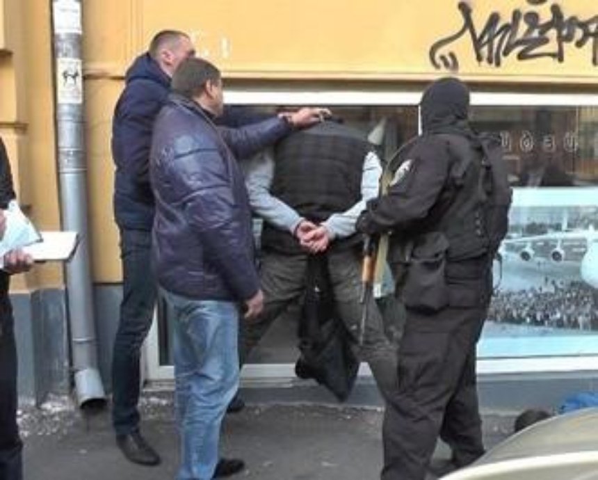 В центре Киева задержана вооруженная группа бандитов