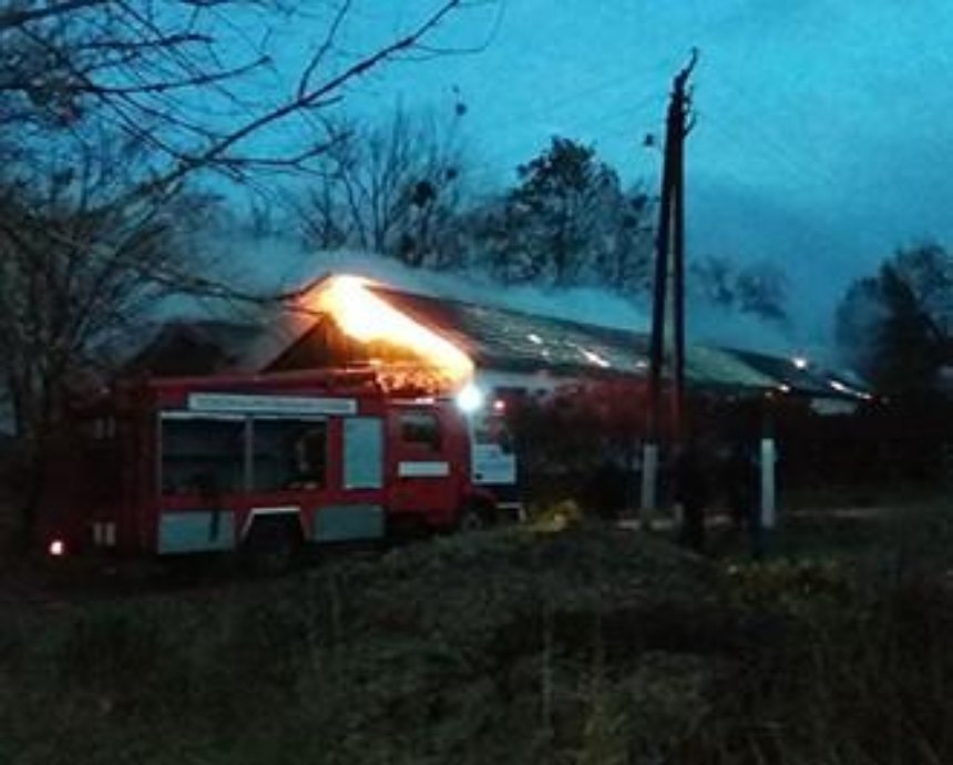 Под Киевом сгорела больница семейной медицины