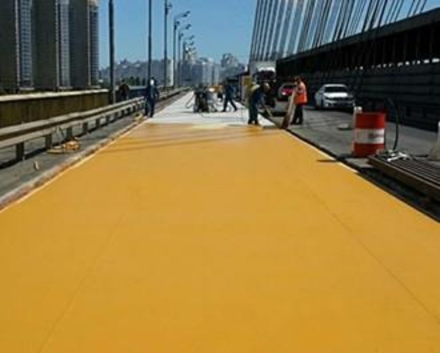 Начался финальный этап ремонта на Южном мосту Киева (фото)