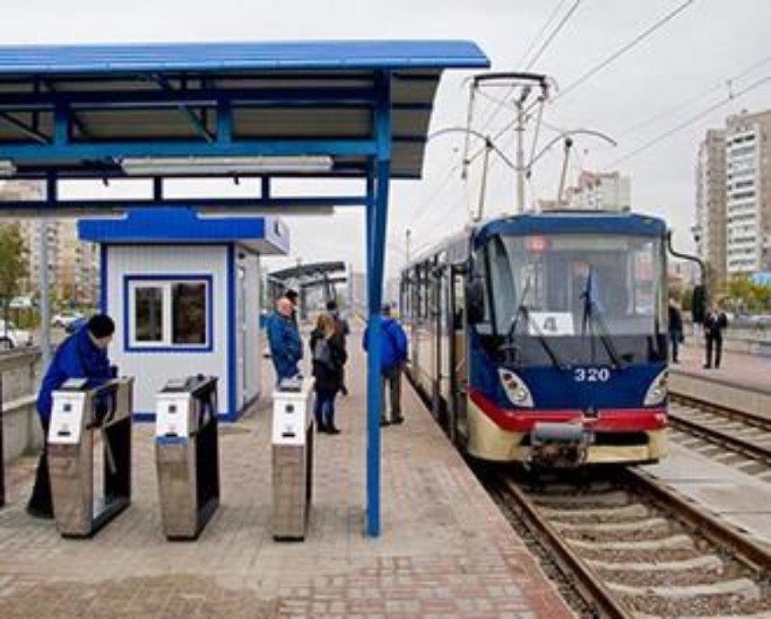 В Киеве временно ограничат движение скоростных трамваев