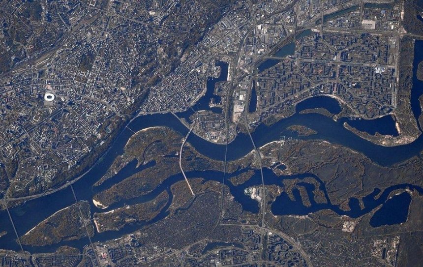 Астронавт NASA показал Киев из космоса (фото)