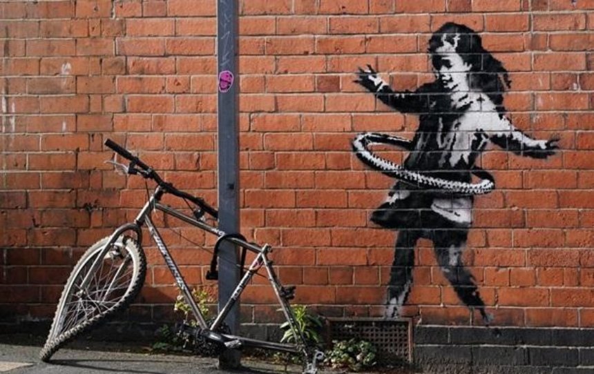 В Ноттингеме появилось новое граффити Бэнкси 