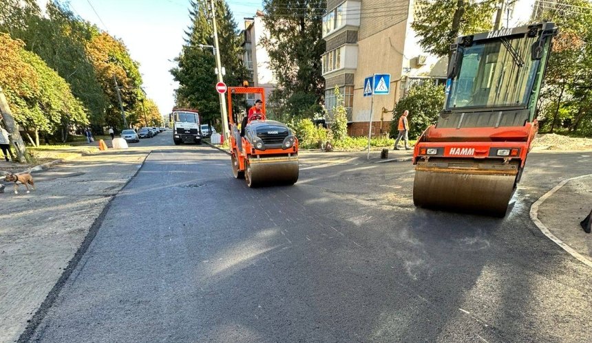 У Солом’янському районі відремонтували кілька вулиць: фото