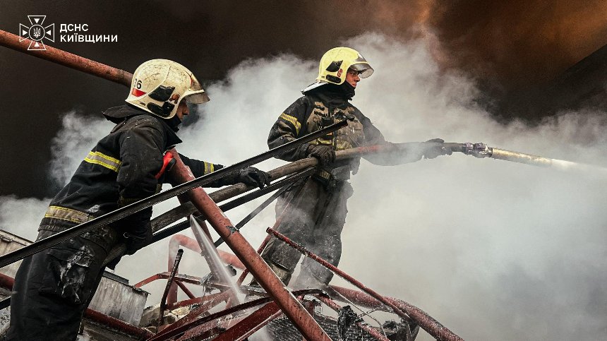 Атака дронів на Київщину Атака дронів на Київщину