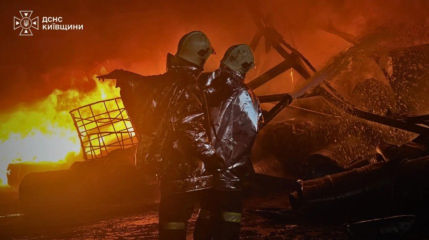 Атака дронів на Київщину Атака дронів на Київщину