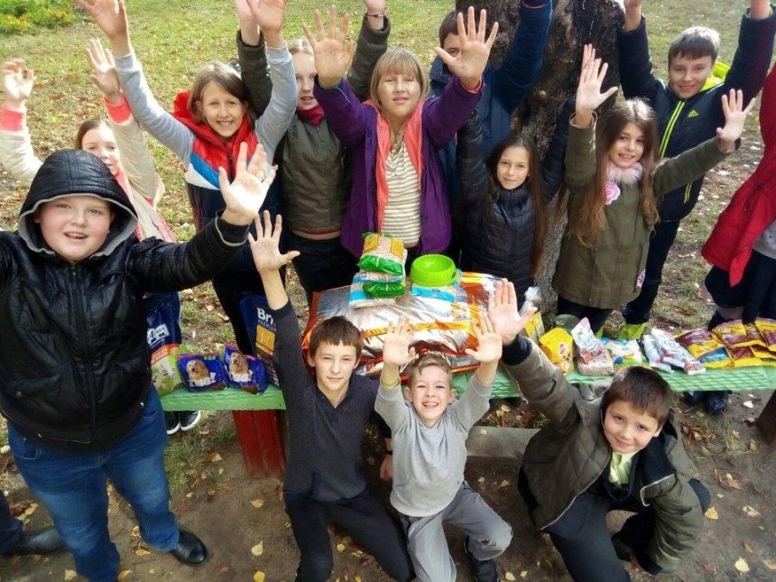 "Нарру Гав для Сирка": школьники собрали более 5 тонн помощи для бездомных животных