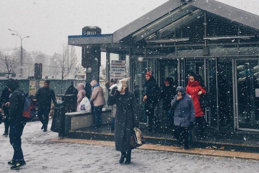 В Киеве досрочно наступила метеорологическая зима