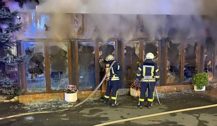 В ресторане Mamamia произошел масштабный пожар