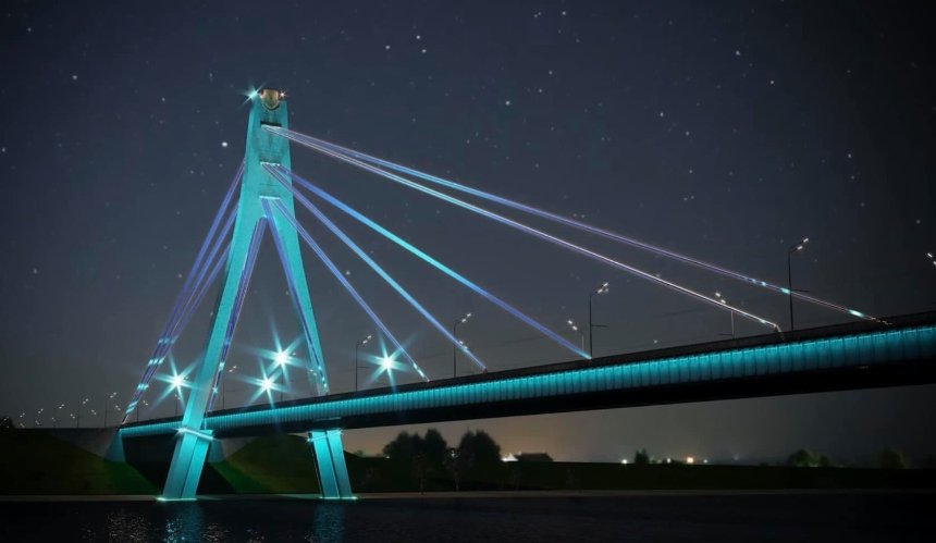 Еще на одном мосту Киева установят декоративную подсветку
