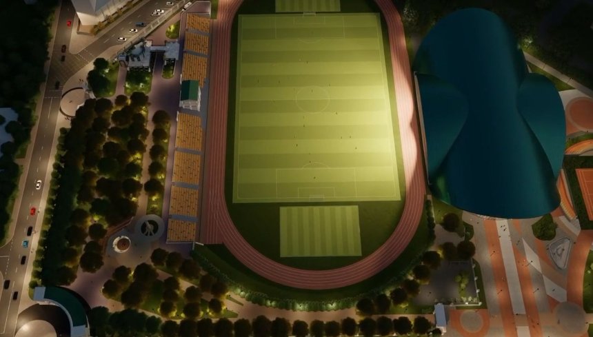 Визуализация реконструкции стадиона «Старт»