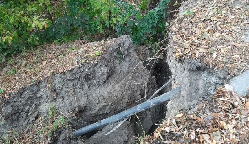 Наслідки зсуву ґрунту у Солом'янському парку ліквідовано
