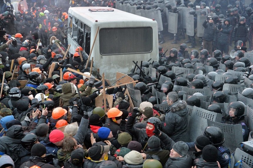 Революція гідності: зіткнення 19 січня 2014 року 