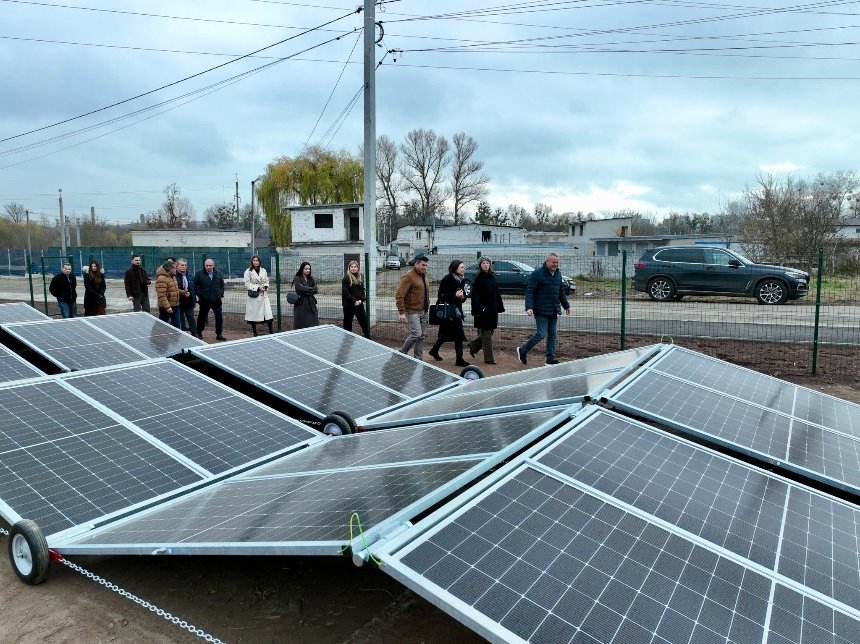 Буча отримала інноваційні сонячні електростанції від Франції