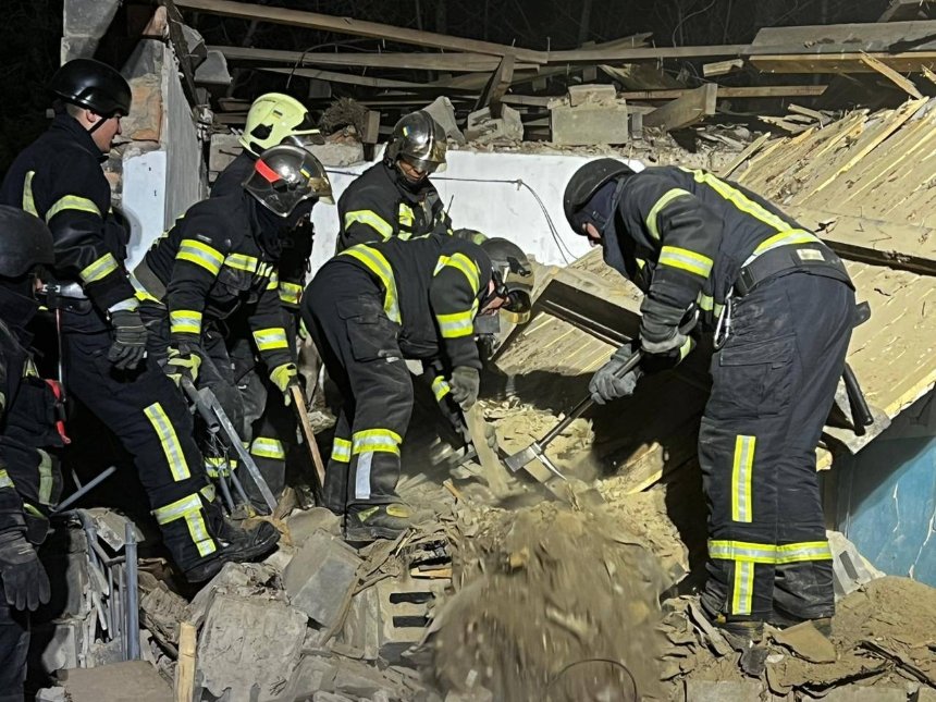 Нічний обстріл Київщини 25 листопада