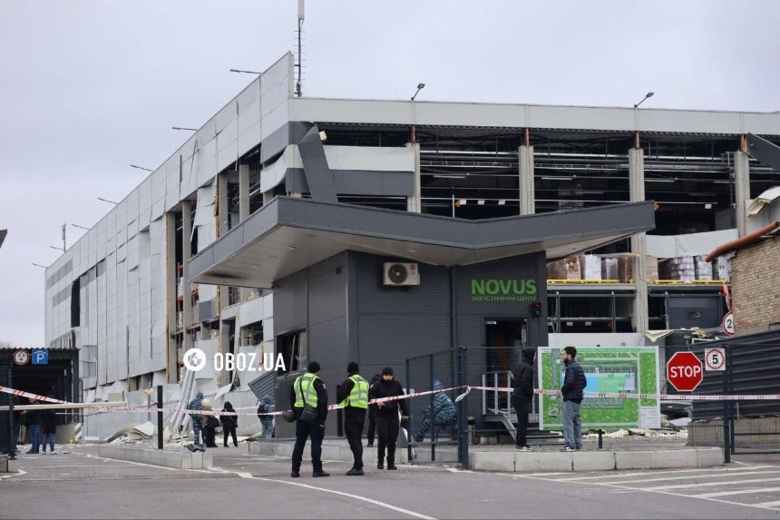 Ракетним ударом 25 листопада зруйновано логістичний центр NOVUS