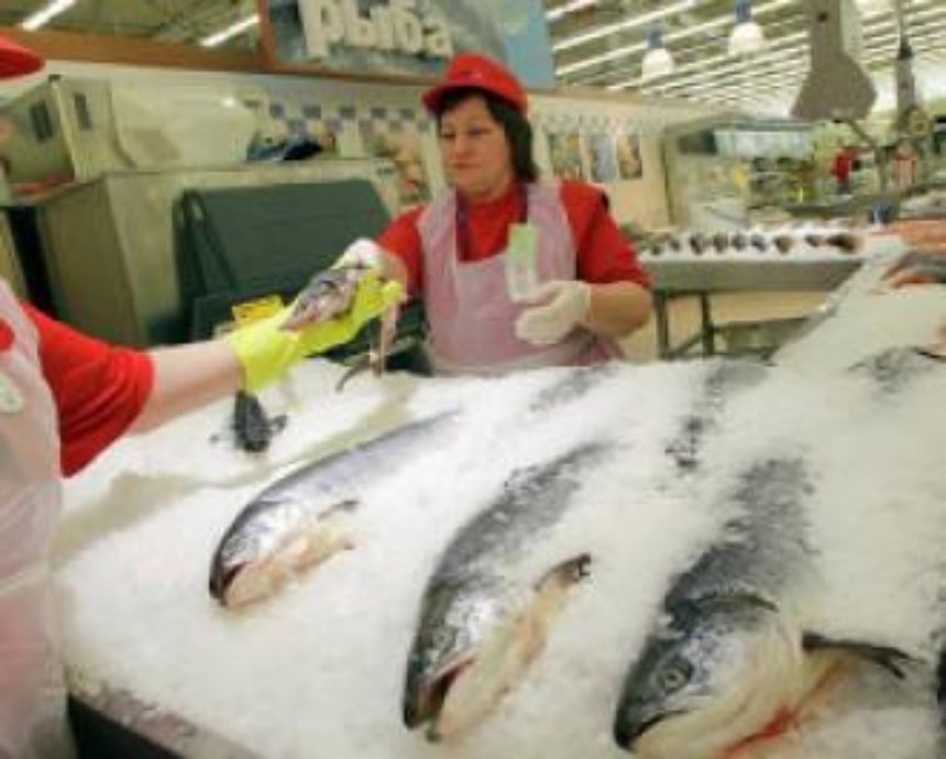 В Киеве открылось несколько специализированных рыбных магазинов