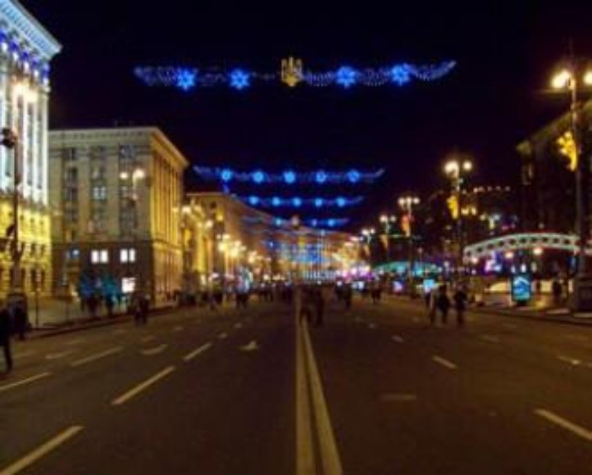Центр Киева украсят праздничной иллюминацией