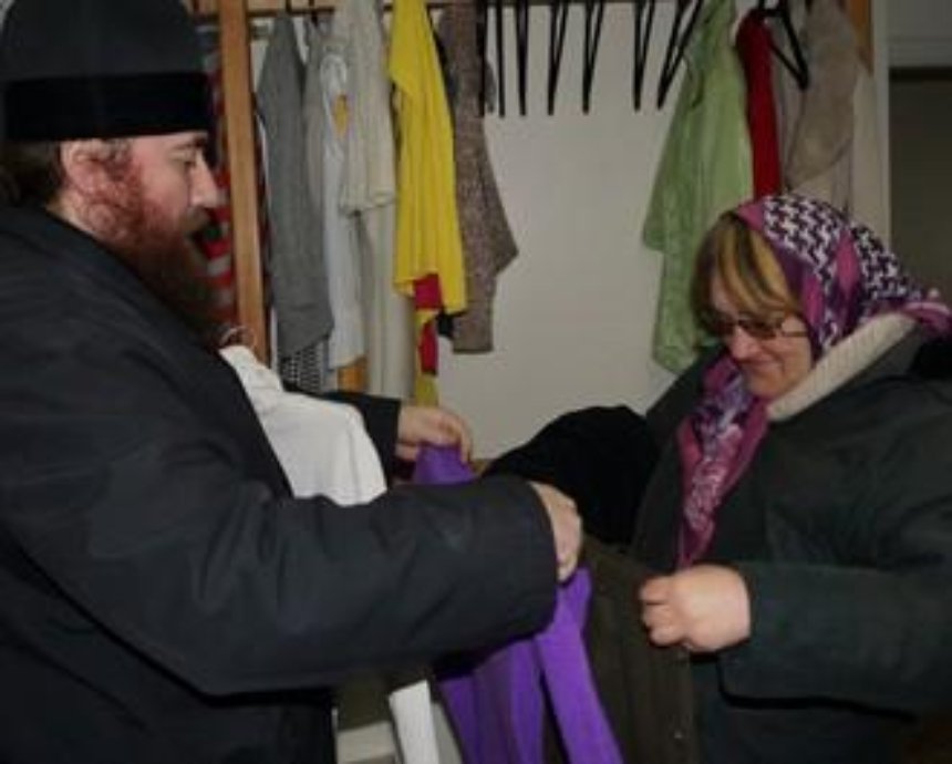 В Киево-Печерской Лавре собирают вещи для бедных киевлян