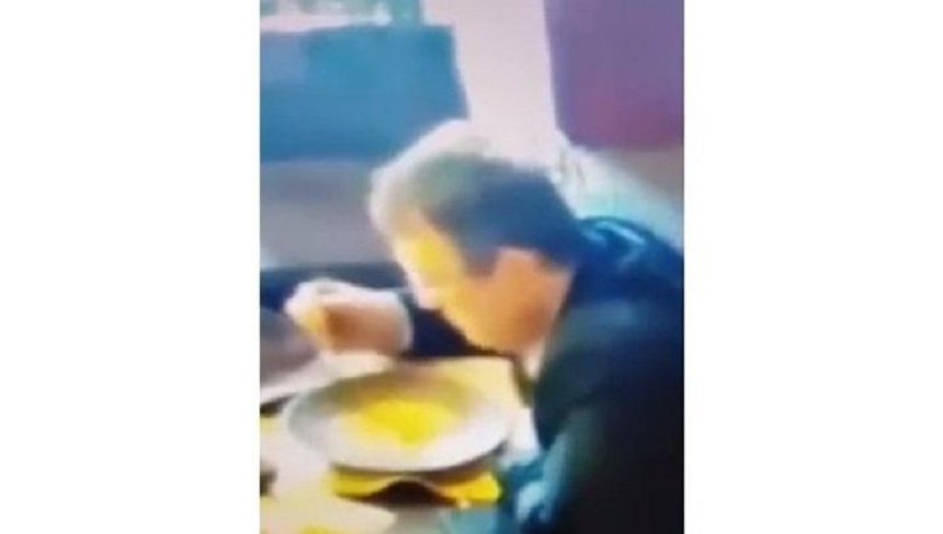 Нардепа поймали за вылизыванием тарелки в ресторане (видео)