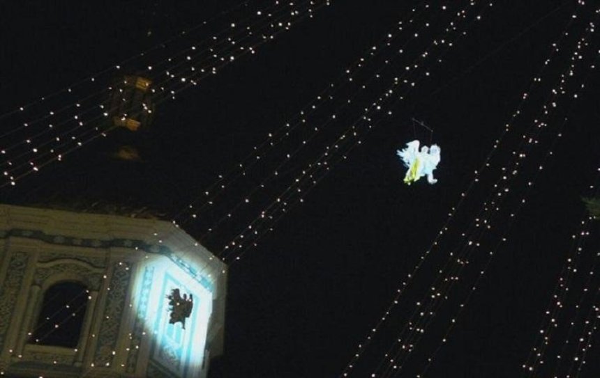 На Софийской площади отпраздновали Святой вечер (фото, видео)
