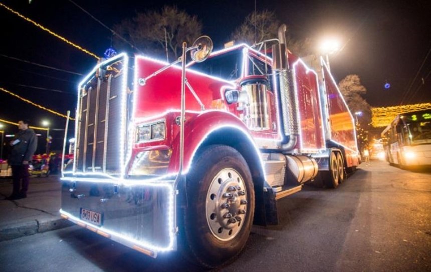 В Киев приедет легендарный грузовик Сoca-Cola