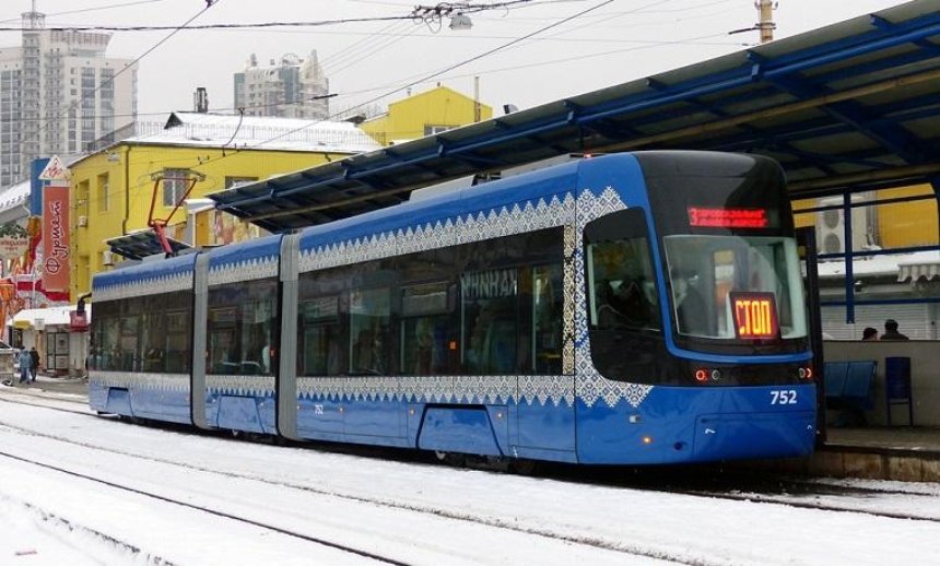 Рух швидкісних трамваїв на Борщагівській лінії обмежать
