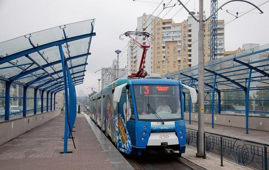 В Киеве капитально отремонтируют станцию скоростного трамвая «Индустриальная»