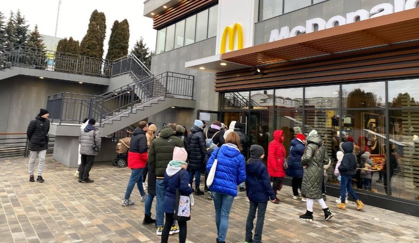 McDonald's открыл свое первое заведение в Белой Церкви