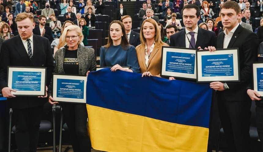 Зеленський та народ України отримали премію імені Сахарова