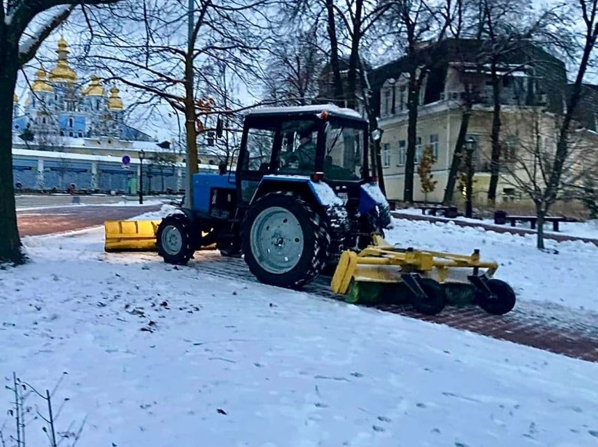 Протиожеледна обробка доріг у Києві 12 грудня 2024 року: скільки задіяли техніки