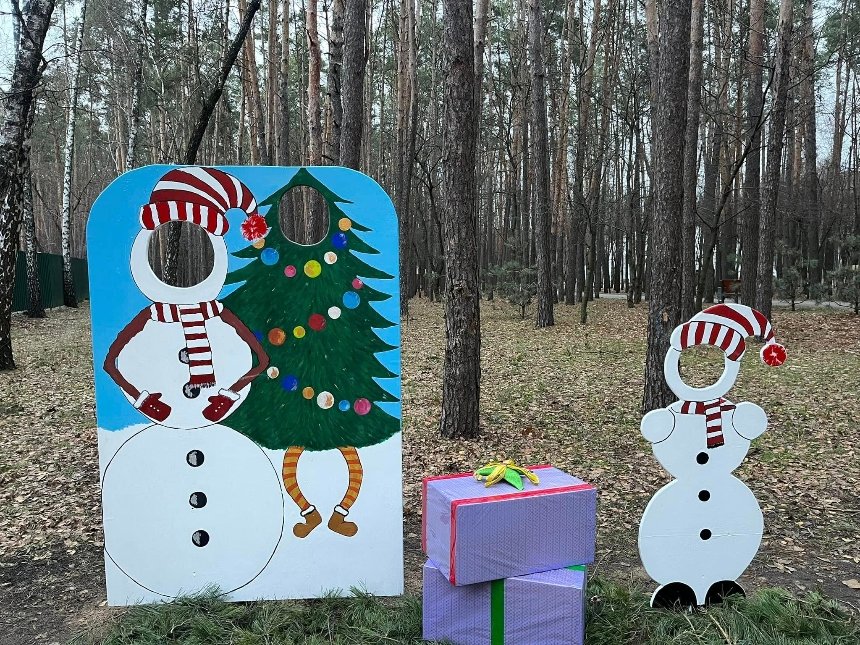 Новорічні фотозони у парках і скверах Києва: перелік локацій