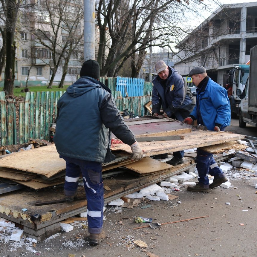 За осінь у Києві демонтували 1036 МАФів