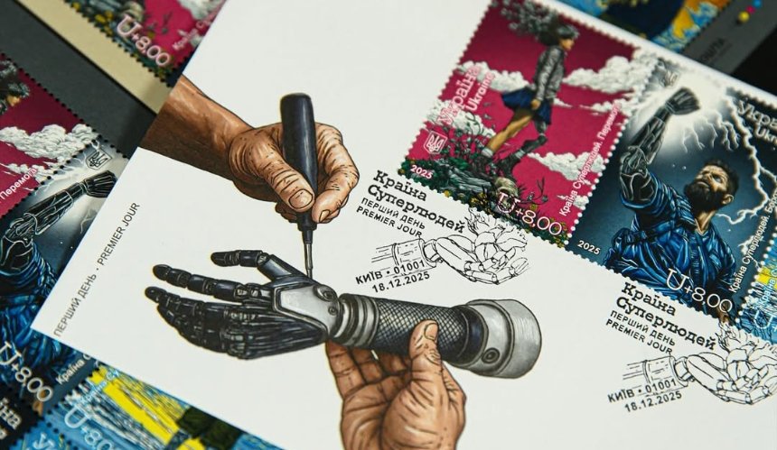 Укрпошта випустила благодійні марки "Країна Суперлюдей": як вони виглядають