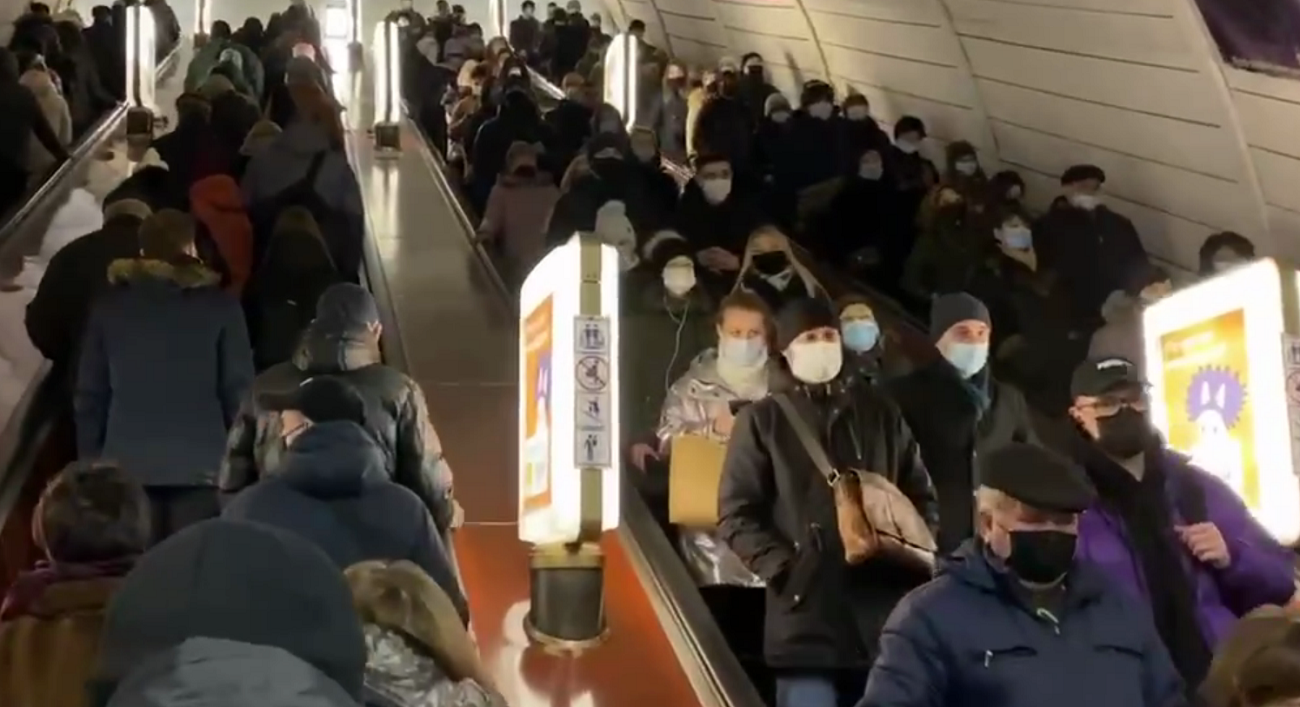 Локдаун в Киеве: как работает метро в первый рабочий день