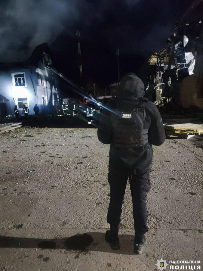 30 січня Київську область атакували дронами-камікадзе: наслідки з фото
