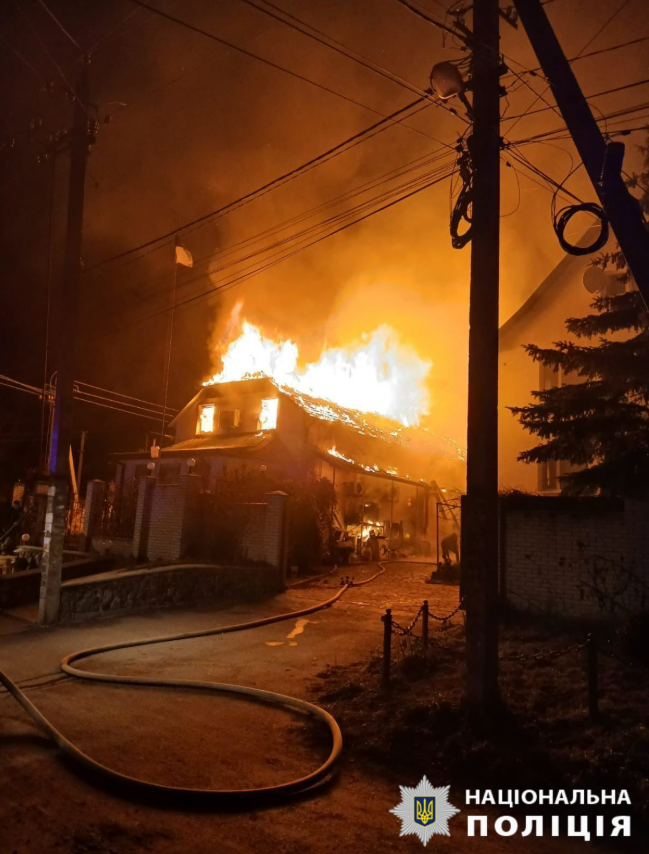 Наслідки атаки на Київщину вночі 17 січня: фото, відео