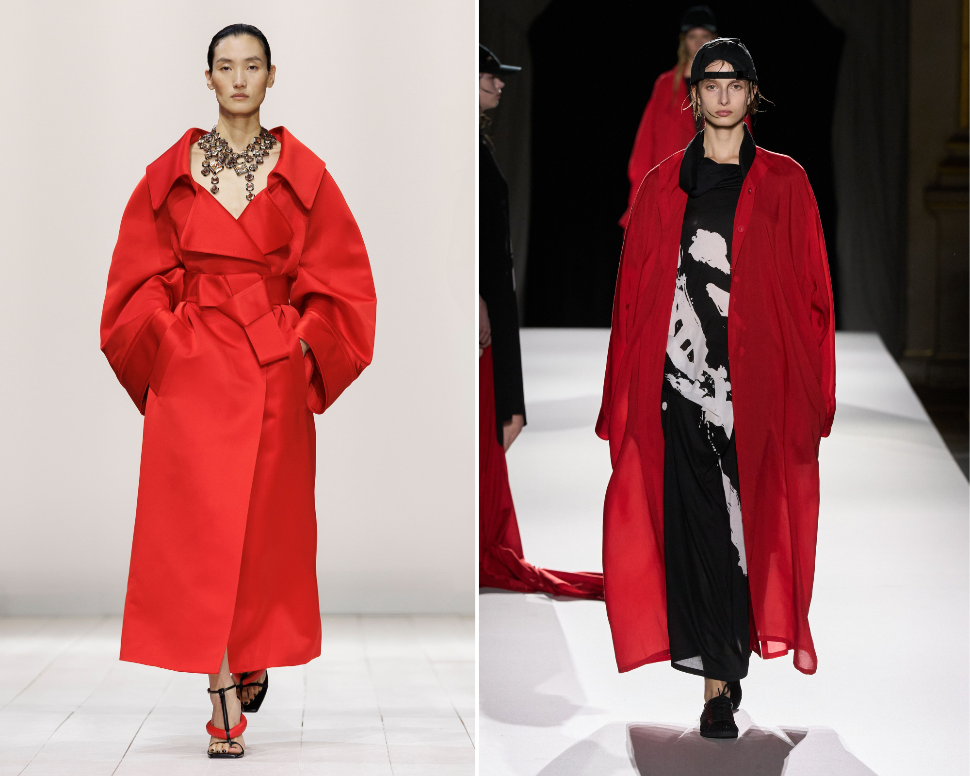 Червоний верхній одяг: тренди 2026 року