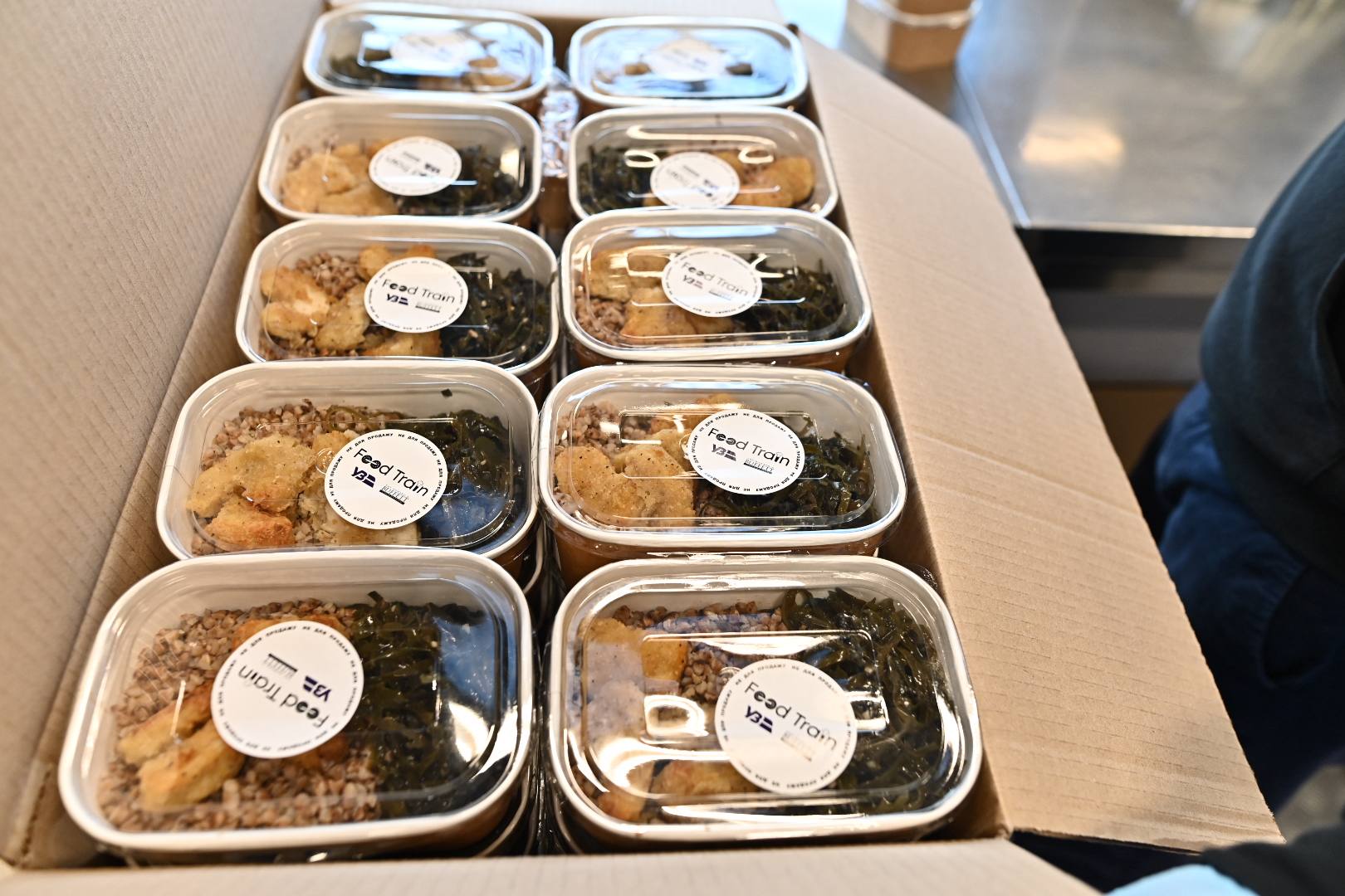 На Київщині запрацював автономний потяг-кухня: як він виглядає