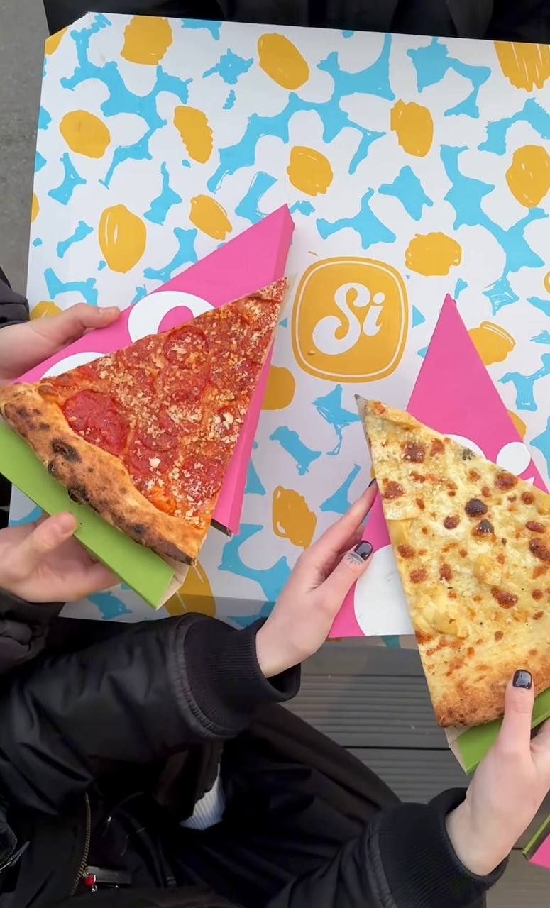На Золотих воротах у Києві відкрилося віконце Slice Pizza від ресторану Si: адреса, меню та ціни