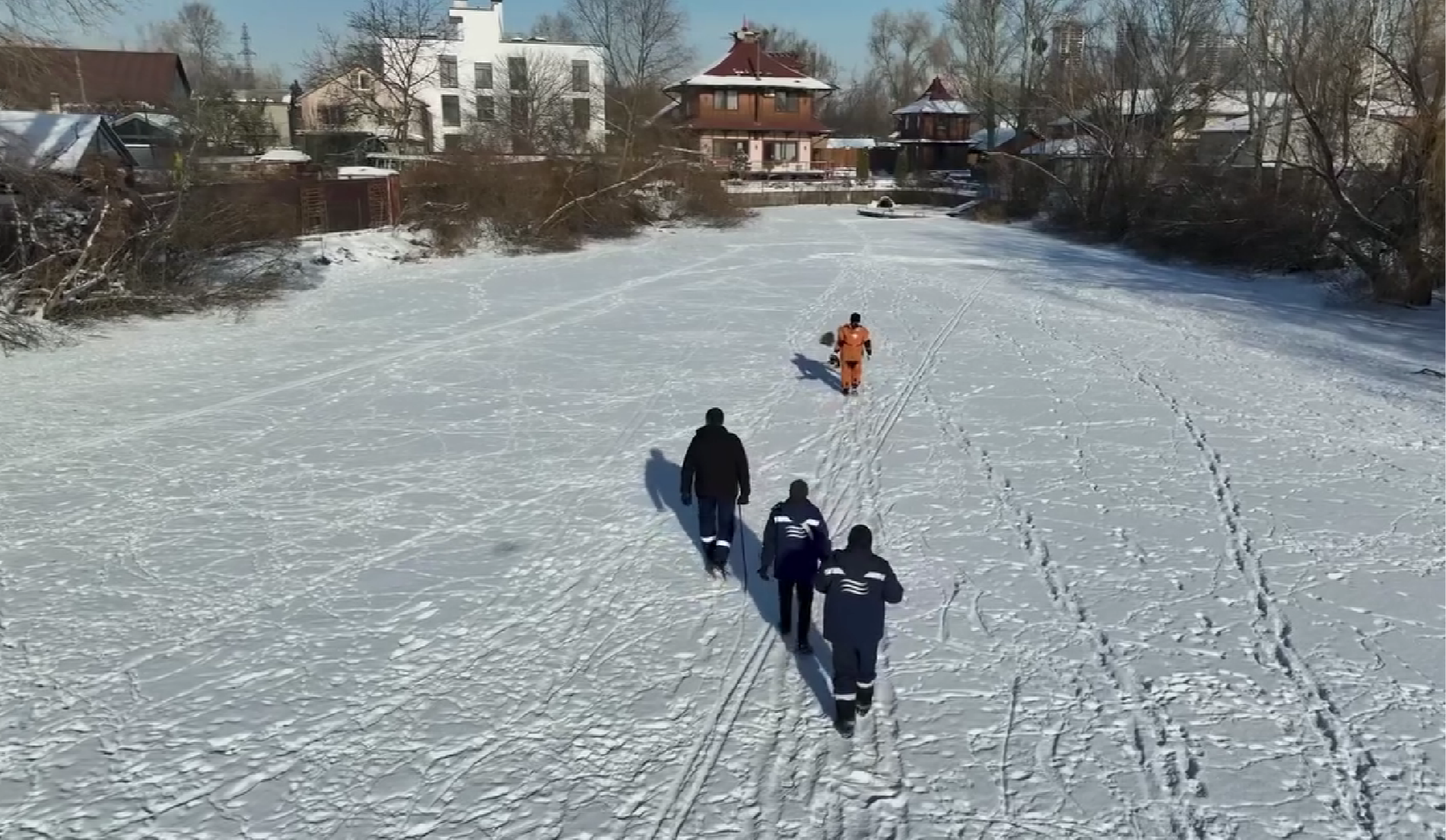 Рятувальна операція під кригою: як у Києві рятують рибу від задухи
